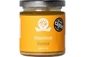 Nutural World - Krämig Hasselnötssmör (170g) - 100% oblandad vara - Great Taste Award vinnare
