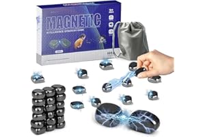 YKHSUAOU Scacchi Magnetici Gioco, 20 pcs Gioco Calamite, Magnetic Chess Game, Portable Chessboard Party for Family Reunions