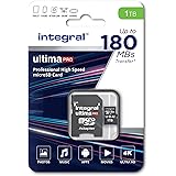 Integral 1TB Micro SD Card 4K Video Read Speed 180MB/s and Write Speed 150MB/s MicroSDXC A2 C10 U3 UHS-I 180-V30 Our Fastest 