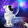 JALWO Decorative Astronaut Galaxy Projector with Remote Control, Light Projector with Nebula 360° Adjustable Timer Kids Astronaut Nebula Night Light for Gifts, Home Room Decoration, Gaming Room, Party
