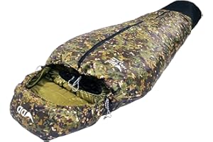 DD Hammocks - Jura 2 Sleeping Bag MC: 3-4 Season Camouflage Sleeping Bag with Waterproof Footbox for Hammock Tent and Tarp Camping