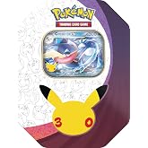Pok&eacute;mon: 30th Anniversary Celebration Tin - Greninja ex by JCC Pok&eacute;mon (1 Holographic Promotion Card &amp; 4 Upgrade Envelopes)