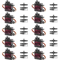 Lot De 6 Engrenages Métal Pour Servomoteur MG90 – Servo 180° Compatible Micro-moteur, Idéal Pour Robotique, Bras Robotisé Et Maquettes RC