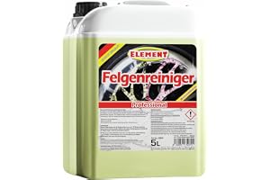 Element fälgrengörare för fälgvård | Professionell fälgrengörare | effektiv och syrafri rengöring för legering och stålfälgar | Effektindikator