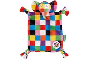 Rainbow Designs EL1448 Elephant Elmer Comfort Blanket