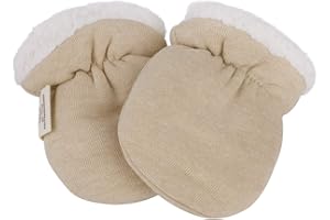 JIAHG Fäustlinge Baby Neugeboren Kratzfäustlinge Kratzhandschuhe Winter Säuglinge Handschuhe Anti Kratzfäustel Fausthandschuhe Warm Gloves, 0-1 Jahre alt
