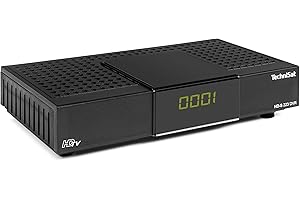 TechniSat HD-S 223 DVR - Kompakter HD-Satelliten Receiver mit USB-Aufnahmefunktion (Sat DVB-S2, HDTV, HDMI, USB Mediaplayer, Programmliste, Sleeptimer, 7-Tage EPG Unterstützung, Fernbedienung) schwarz