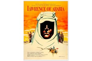 POSTERLOUNGE Lawrence of Arabia Plakat 70 x 90 cm Pomarańczowy Obrazy Dekoracja ścienna