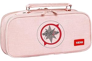 PYTRARTY Estuche Lápices Stry Merch,Rosa,Estuche Escolar Grande Stry,Estuche para Fanáticos De Los Stry
