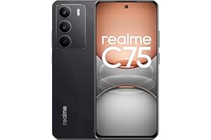 realme C75 smartfon 8 + 128 GB, IP69, bateria 5828 mAh, szkło pancerne 2, super wyraźny aparat 50 MP, szybkie ładowanie 45 W, czarny (bez adaptera)