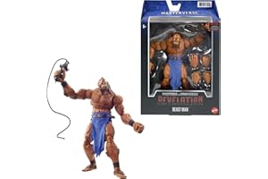 Masters of the Universe (Masters del Universo Revelation) Figura Beast Man, muñeco articulado de juguete (Mattel GYV16)