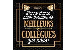 meilleurs collègues: livre d'or depart collegue Travail femme homme , cadeau départ retraite humoristique , Alternative carte depart collegue , à personnaliser de photos et messages