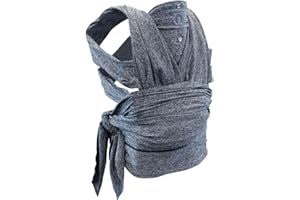 Chicco Boppy Comfyfit Baby Carrier, Grey | Birth - 15kg, One Size Fits All, Comfortable Baby Carrier, Front & Rear Facing