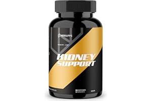 ‎NEOSUPPS Neosupps Kidney Support, 240 Kapseln Vegan, Natürliche Nierenunterstützung Astragalus, Sinensis & Selleriesamenextrakt, Entgiftung, Harnwegsgesundheit & Zellschutz (240 Kapseln, Geschmacksneutral)