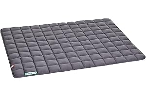 ‎DOCTOR BARK Doctor Bark Hundedecke – weiche, hochwertige Hundematte für große Hunde, robuste Indoor-Outdoor Liegedecke, waschbar bis 95 °C (Gr. XL, 120x100 cm, Grau)