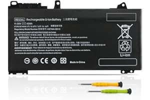K KYUER RE03XL RF03XL Batteria per HP ProBook 430 440 450 445 455 445R 455R G6 430 440 445 450 455 G7 REO3XL RE03045XL-PL L32407-AC1 L32407-2B1 L32407-2C1 HSTNN-OB1C 0B1C HSTNN-DB9A L83685-AC1 HSTNN-UB7R
