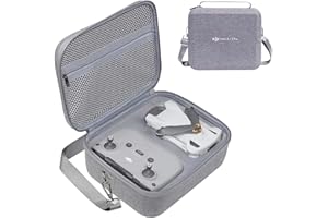 Prodrocam Mini 3 Pro Étui EVA Dure Cas pour DJI Mini 3 Fly More Combo Sac de Rangement pour DJI Mini 3 Pro Housse Accessoires (pour DJI Mini 3/3 Pro)