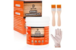 DEUVUO Transparent Waterproof Coating Agent, 300 g, Super Strong Sealant, Waterproof, Anti-Leakage, Invisible Waterproof Agent, Xeriegelung for Kitchen, Garden, Roofs, Walls