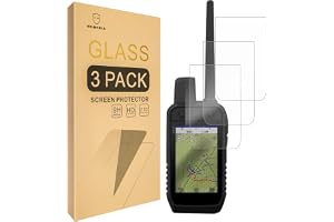 Mr.Shield 3-pack Härdat Glas skärmskydd för Garmin Alpha 300/Alpha 300i