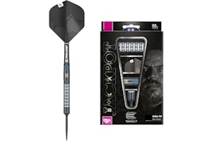 Target Darts Adrian Lewis Black Edition 90% Tungsten Swiss Point Steel Tip Darts Set