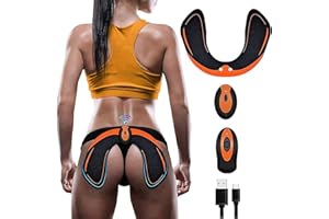 LEMENG Electric Hips Trainer,Muscle Stimulator,Electronic backside Muscle Toner, Smart Wearable Buttock Toner trainer For Men Women,pygal Slimming Machine