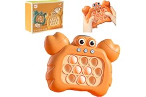 DONGTATA Giocattoli sensoriali per bambini Pop Push Bubble Puzzle Giochi Decompression Breakthrough Machine Controller di gioco Giochi portatili Gioco di velocità per bambini Riduttore di Stress Giocattoli