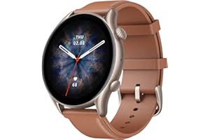 Amazfit GTR 3 Pro 46mm Smartwatch Deportivo Pantalla AMOLED Frecuencia Cardíaca Sueño Estrés Monitorización de SpO2 150+ Modo- Deportivo GPS Bluetooth Llamadas Control de Música Alexa Negro