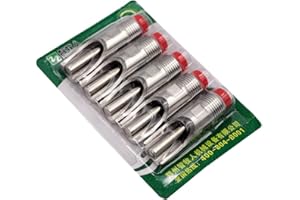 FARM & RANCH 5 Unids Rosca de Acero Inoxidable Cerdo Automático Waterer Pezón Bebedores Comedero para Cerdas Lechones Beber Cerdo Boquilla de Agua (L)