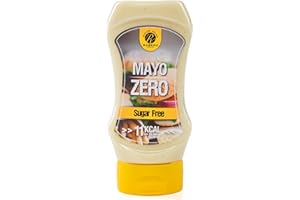 Rabeko Zero Sauce - Mayo, 1 x 350ml sans sucre et peu de matières grasses - produits sains à faible teneur en glucides avec moins de calories et de matières grasses pour salades, frites