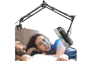 CACENCAN Tablet-Halterung für das Bett,Faltbarer Tablet-Ständer,universeller Flexibler Tablet-Halter mit 360 Grad Drehung für iPad/iPhoneX/iPad Pro/N-Switch, oder andere 4.5~13.5 Zoll Geräte