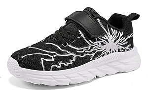 Qciplr Hallenschuhe Für Jungen Turnschuhe Für Jungen Mädchen Sportschuhe Kinder Laufschuhe Mesh Atmungsaktiv Tennisschuhe Leicht Outdoor Fitness Sneaker
