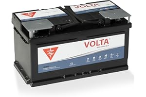 VOLTA BATERÍAS Bateria de Coche - Borne +Dcha - Medidas: 353x175x190mm (Largo x Ancho x Alto) Para Automóvil de Turismo. (BLUE, 100Ah 870A)