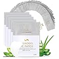 LANKIZ Lashes Eye Gel Pads, 100 Pairs Eyelash Extension Pads Lint Free Under Eye Gel Pads Eyelash Pads Under Eye Gel Patches for Individual Eyelash Extension
