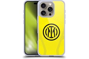 Head Case Designs Licenza Ufficiale Inter Milan Terza Kit Stemma 2022/23 Custodia in Gel [Protezione di Grado Militare] Compatibile con Apple iPhone 16 PRO E Compatibile con MagSafe