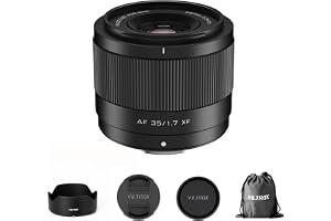 VILTROX 35mm F1.7 X-Mount Objektiv för Fuji, APS-C Autofokus Standardobjektiv för Fujifilm X-Mount kameror X-T5 X-H2 X-T50 X-M5 X-T30 II X-Pro3 X-S20 X-E4