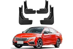 WEISLA 4 Pcs Car Mud Flaps for Skoda Octavia Pro 2021-2023, Mud Flaps Splash Guards Dustproof Anti-collision Front Rear Car Mudflap