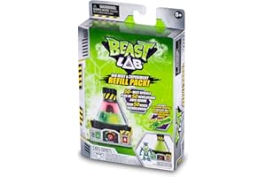 GIOCHI PREZIOSI Beast Lab - 2 Kits Refill, Recarga para Juguete del Laboratorio de experimentos Bio Beast, 50 recargas para Hacer Mezclas y Efectos con el Juguete, Incluye un Accesorio de Juego, 5 años