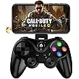 arVin Wireless Game Controller for iOS/Android, Mobile Gamepad for iPhone 15/14/13/12/11, for Samsung Galaxy/Huawei/Xiaomi/Google, Support for Genshin Impact-Black