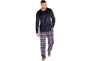 Undercover Mens Premium Quality Soft Fleece Lounge Set Pyjamas