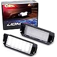 iJDMTOY (2) Xenon White LED License Plate Lamps For 11-up Hyundai Veloster, 09-up Hyundai Genesis Coupe, 09-up Kia Soul etc. (Powered by 18 Pieces of SMD LED Lights)