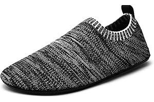 Sosenfer Pantofole da Casa Ragazzi Ragazze Scarpe Interne a Maglia Antiscivolo per Bambini Slipper Kids Unisex