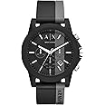 Armani Exchange Men's Chronograph Dress Watch With Leather, Steel or Silicone Band
