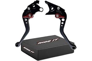 RIDE IT FOREVER Short Brake and Clutch Levers for Suzuki HAYABUSA/GSXR1300 99-07,DL1000 Vstrom 02-17,GSX650F 08-15,TL1000R 98-03,SV1000/S 03-07,GSX1400 01-07,GSX1250F 10-16,GSF1250 07-15,GSF1200 01-06