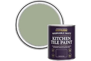Rust-Oleum Green water resistant Kitchen Tile Paint in Matt Finish - Bramwell 750ml