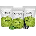 Mi Nature Pure Henna Mehndi Powder Pack of 3 (Each pack 227gm (8oz) |Natually Plant based sourced Henna for Hair Coloring & Care |Herbal Hair care | No added Preservative