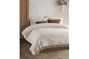 BOHORIA® Narzuta 220 x 240 cm, Tulum XXL, 100% bawełna, Öko-Tex®, dwustronna, na sofę, ze wzorem, bardzo duża (naturalna bawełna, 220 x 240 cm)