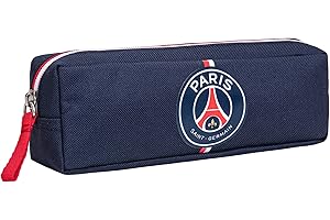 PARIS SAINT GERMAIN PSG Official Collection Pencil Case, Blue, 21 x 7 x 5 cm, Modern