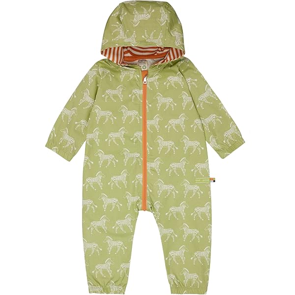 loud proud Unisex Kids Outdoor, GOTS gecertificeerd jack, Carrot 134/140, karrood, 134/140