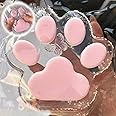 Large Cat Paw Squishy Toy ,Handmade Squishy Big Cat Paw Squeeze Toys,Cat Paw Giant Squishys Toys,Cute Squishies Toys,Clear Cat Paw Squeeze Toys for Desk Accessory (Pink)
