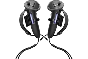 KIWI design G4 Max Poignées de Manette Étendues Compatibles avec Meta Quest 3/3S, Adapté aux Grandes Mains